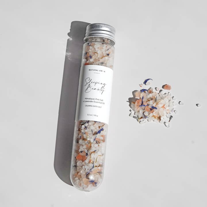 Natural Amor LLC - Wholesale Bath Salts - Natural Bath Salt in Tube 3.5oz with Natural Ingredients