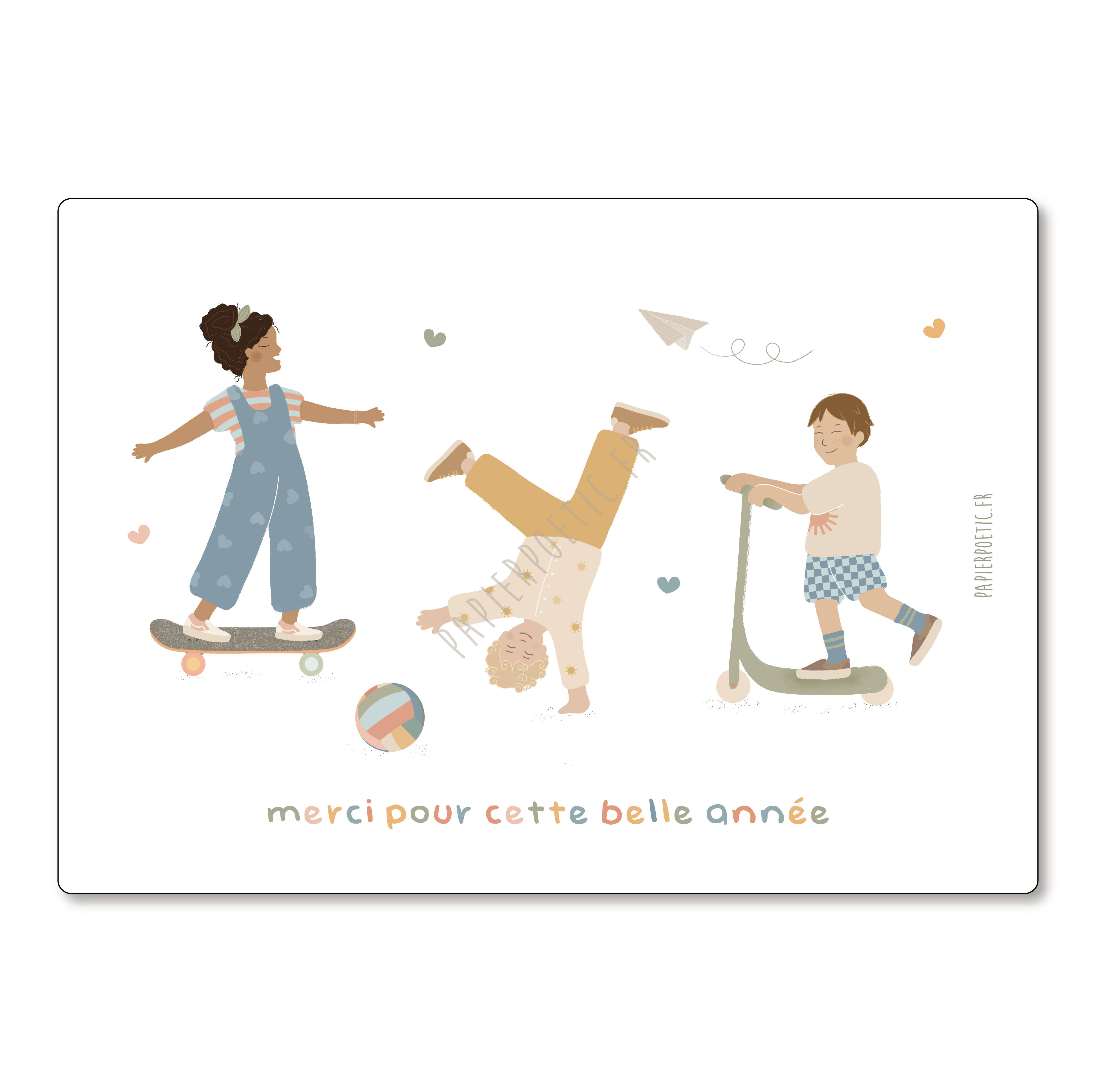 Papier Poetic - Wholesale Thank You Card - Card "Thank you for this wonderful year"0