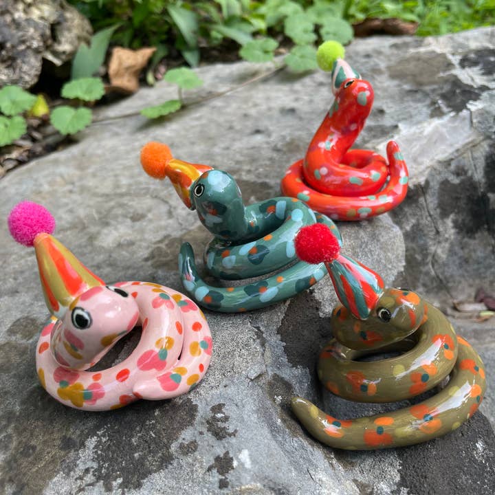 By Bianca Rae - Wholesale Sculpture - Itty Bitty Party Snake Sculptures1