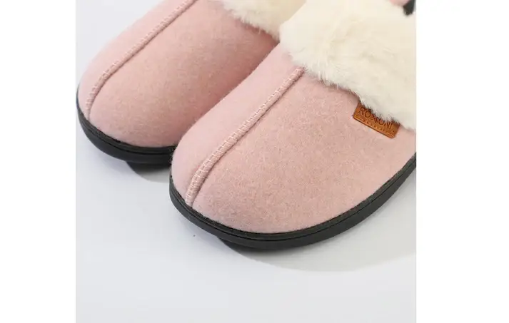 Roxoni - Wholesale Slippers - Women's - Roxoni Women's Winter House Fuzzy Fluffy Furry Cozy Clog Sli8