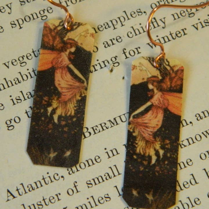 Fairy Earrings Ida Outhwaite Fall Fairy for wholesale by Sarah Wood Studio