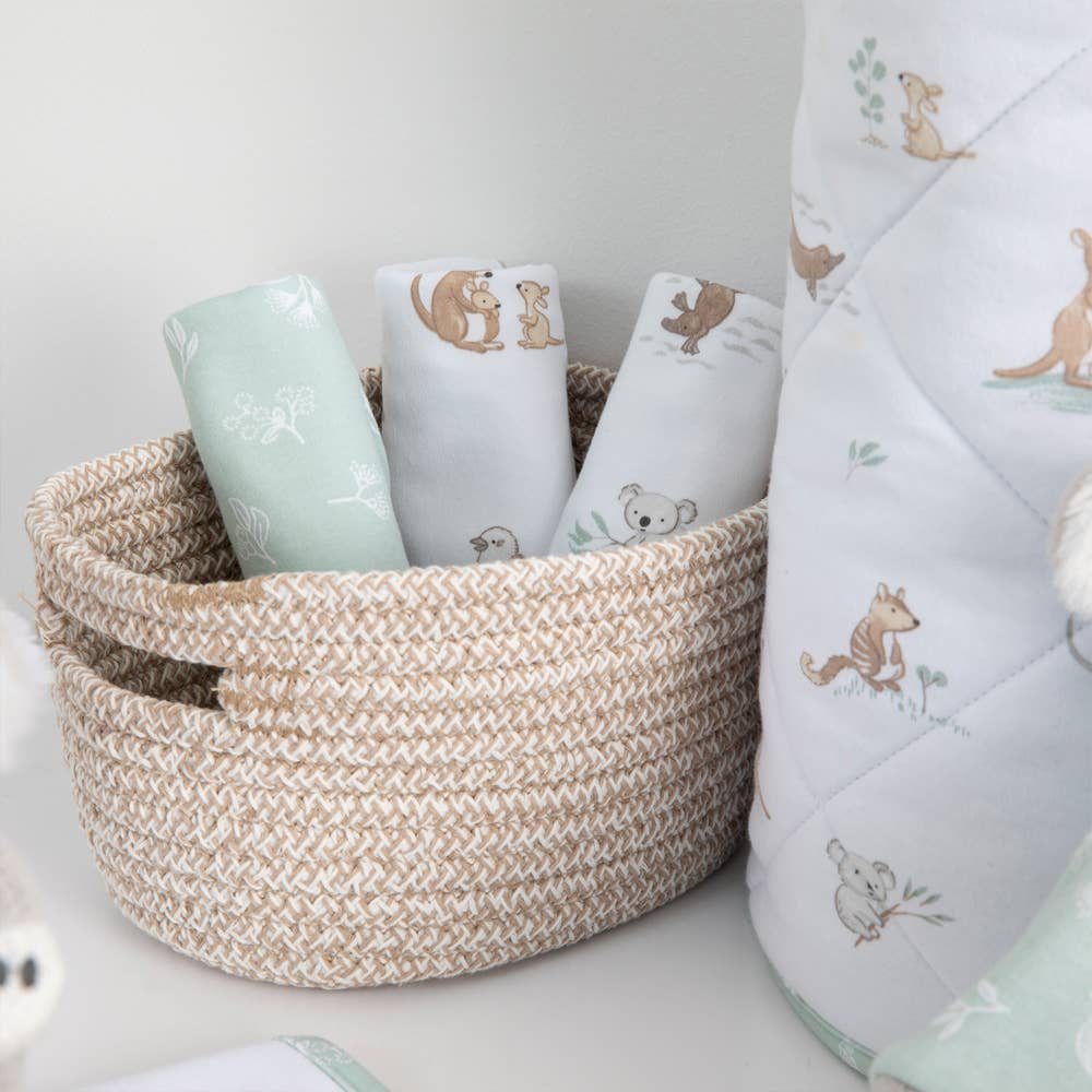 Living Textiles - Wholesale Wash Cloth - Kids & Baby - 3 Pack Organic Wash Cloths - Australiana2