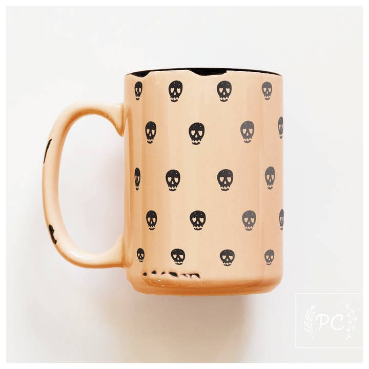 Prairie Chick Prints - Wholesale Coffee Mug - skulls | ceramic mug4