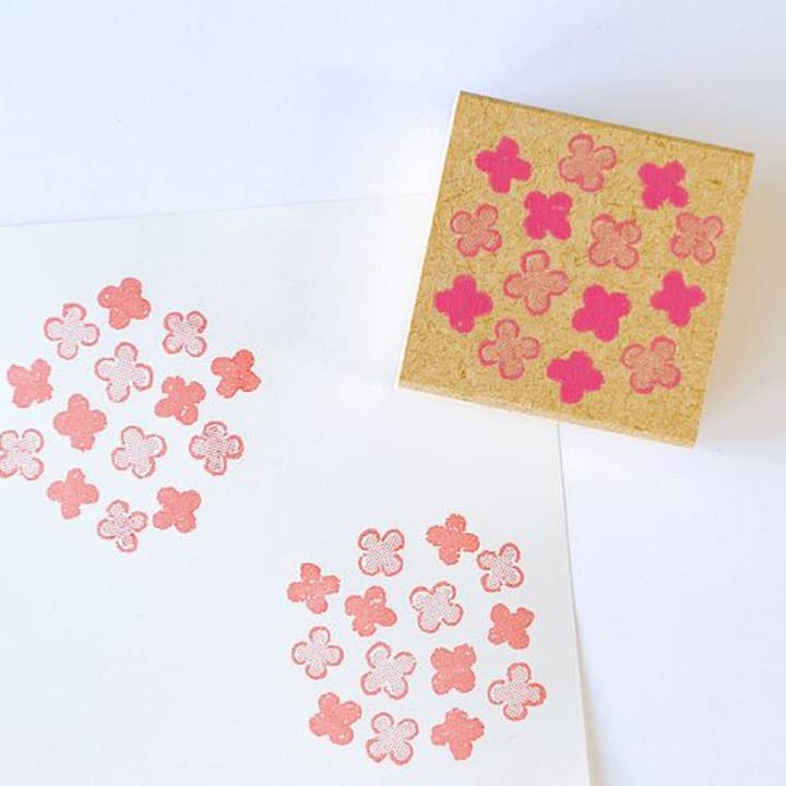「FUNJI」In Japan - Wholesale Rubber/decorative stamp - Omekashi Hanko Rubber Stamp | Cute Wooden Stamp for Journali