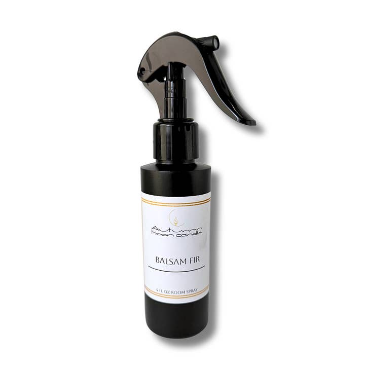 Balsam Fir 4oz Room Spray for wholesale by Autumn Moon Candle