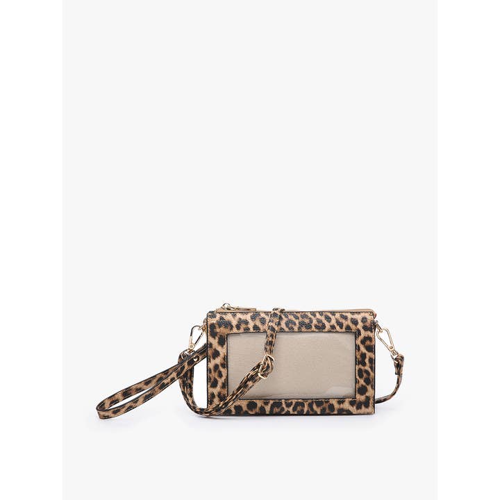 JNC RT (Jen & Co. Outlet) - Wholesale Crossbody Bag - Women's - M2002 Maeve 3 Compartment Crossbody w/ Clear Phone Window