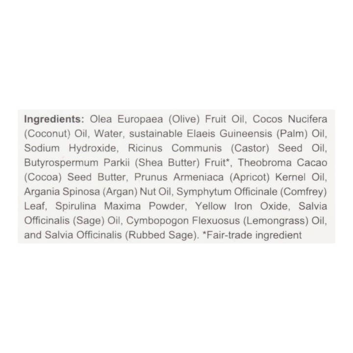 Everyday Supply Co - Wholesale Bar Soap - Spinster Sisters Lemongrass Sage Soap Bar - 4.5 oz1