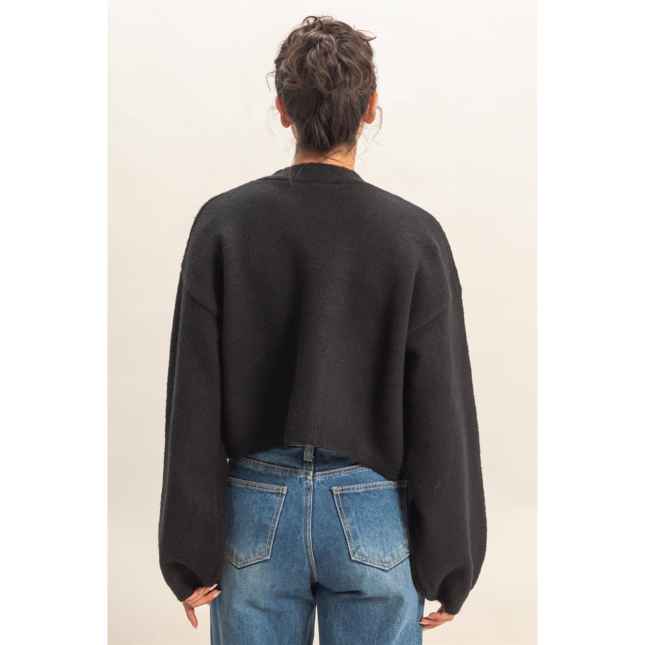 Double Zero - Vendita all'ingrosso Cardigan - Donna - Maglione cardigan aperto sul davanti28