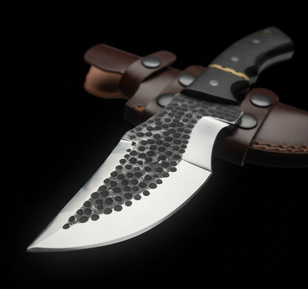 Deer Edge - Wholesale Pocket Knife/Holder - Handmade Damascus Steel Bushcraft Knife Perfect for Outdoor2