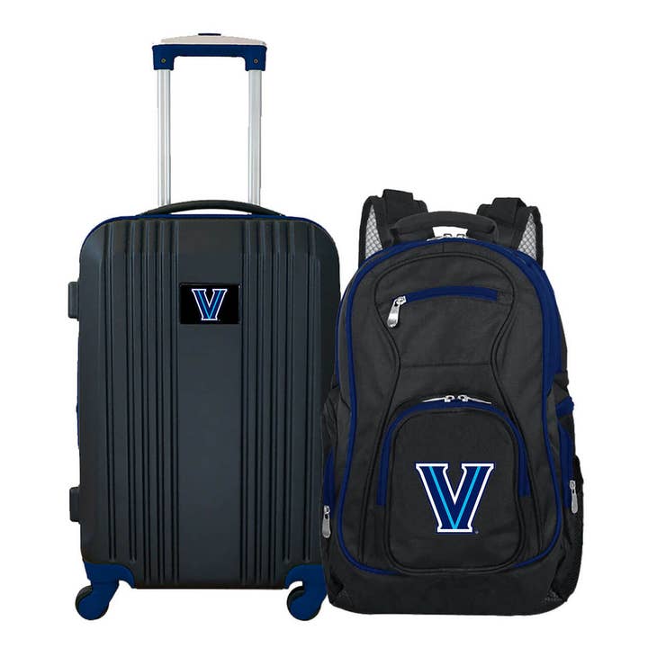 NCAA Villanova Wildcats Premium 2 Piece Backpack & Carry-On Set for wholesale by Mojo Licensing