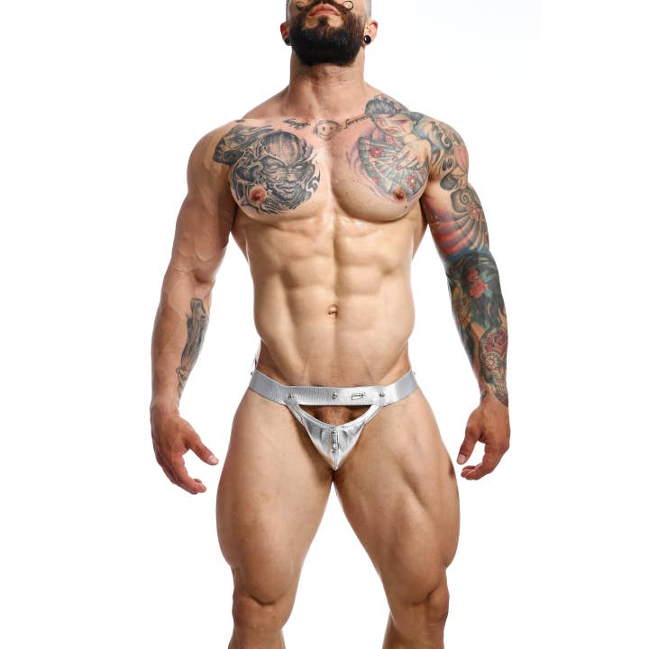 DNGEON Peakaboo Jockstrap BY MOB for wholesale by Malebasics Underwear