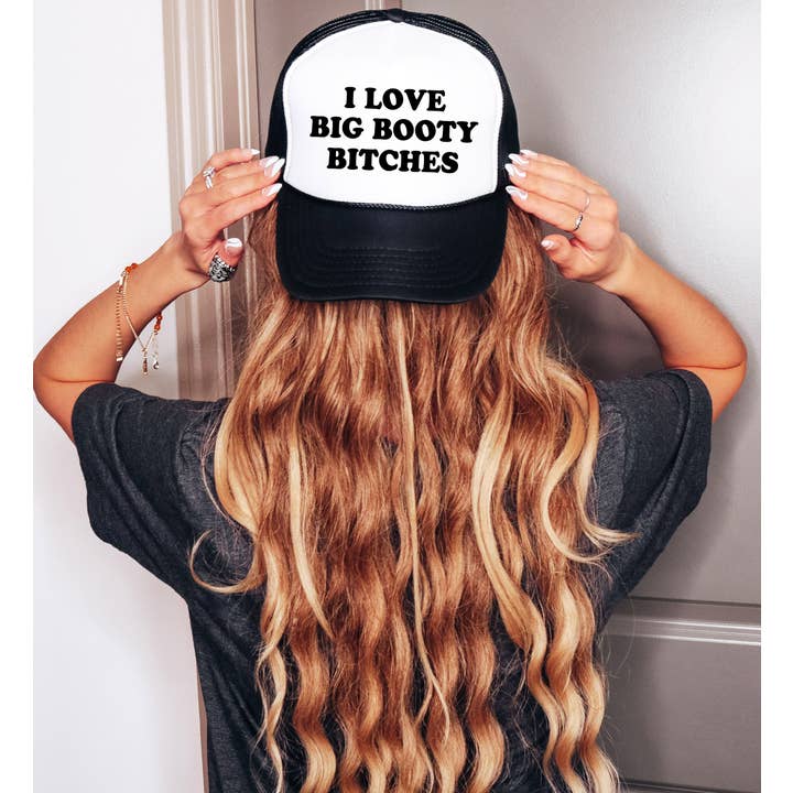 Lucky Luna Apparel - Wholesale Trucker Hat - Women's - I Love Big Booty Bitches Trucker Hat