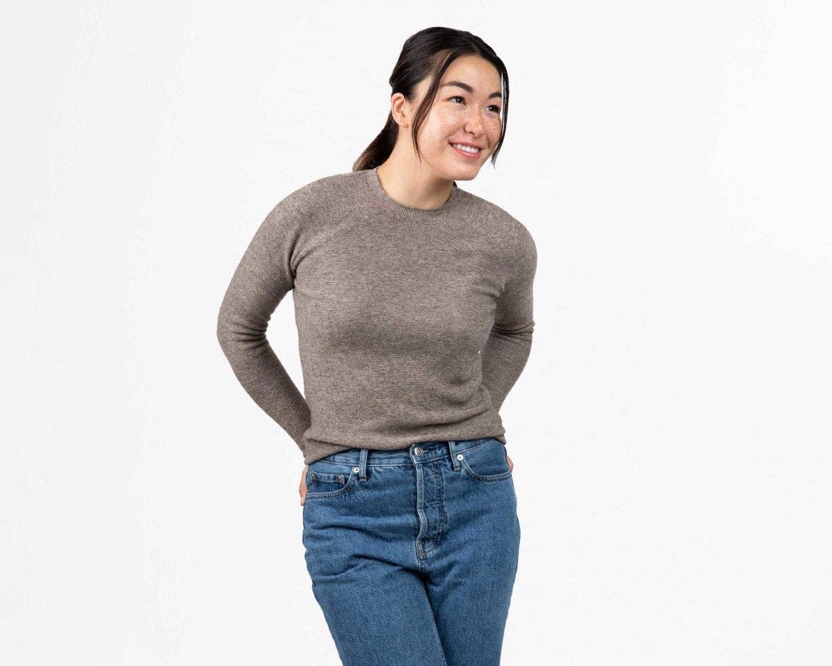 Oliver Charles - Wholesale Knit Sweater - Women's - Yak Wool / Merino Crew Neck10