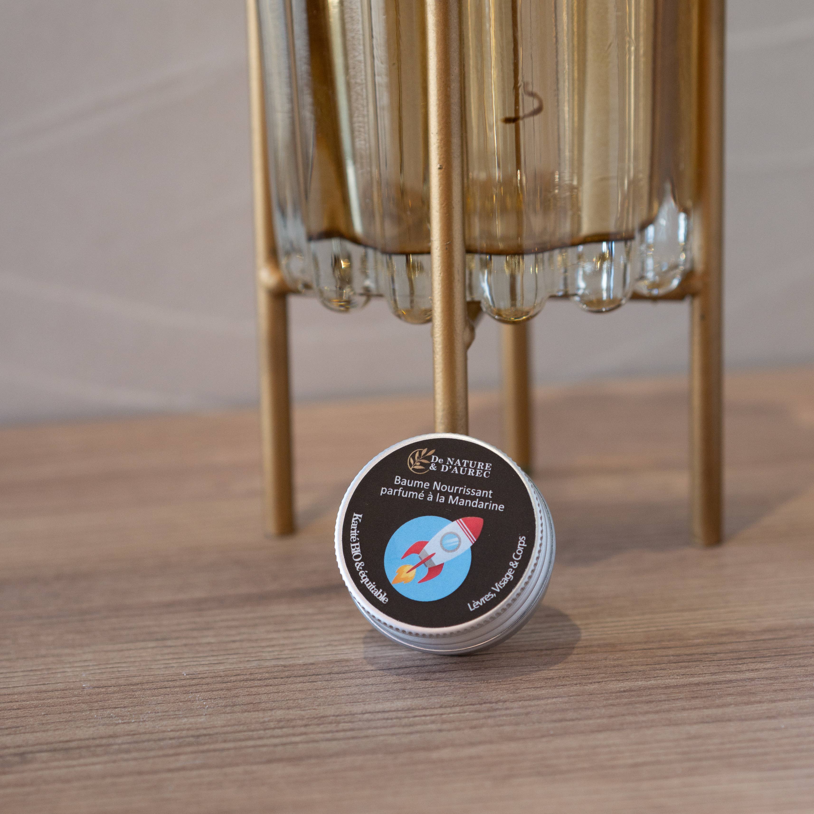 De NATURE ET D'AUREC – wholesale Läppbalsam – Barnläppbalsam 0 % plast – 15 ml aluminiumburk2
