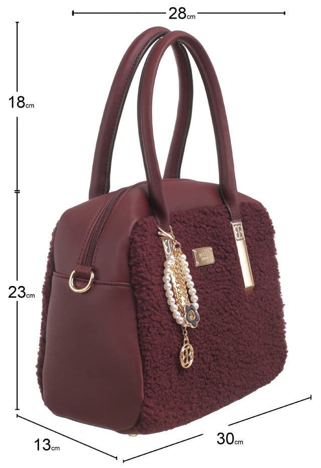 Bessie London – wholesale Tote bag – Women's – COSY LUXE TOTE BAG5