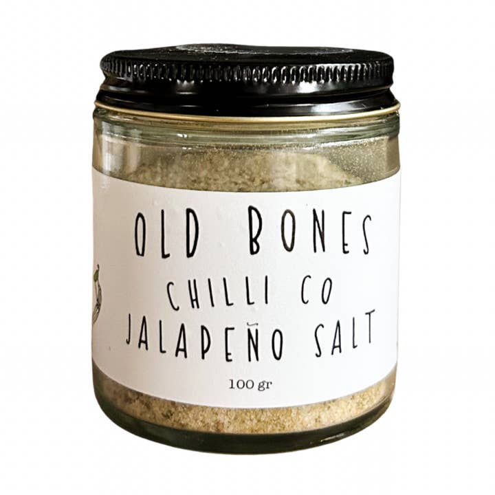 Old Bones Chilli Co. - Wholesale Salt - Smoked Jalapeno Salt 100g0