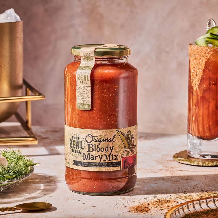 The Real Dill - Wholesale Cocktail Mix/Syrup - Original Bloody Mary Mix, 32 oz