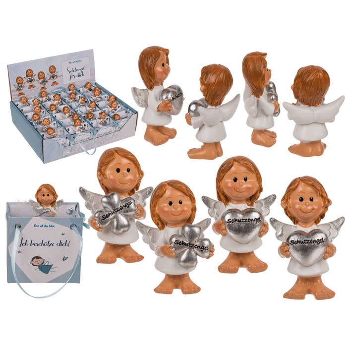 Out of the blue KG - Vendita all'ingrosso Statuette decorative - Angelo custode in sacchetto di carta, escl. design proprio,