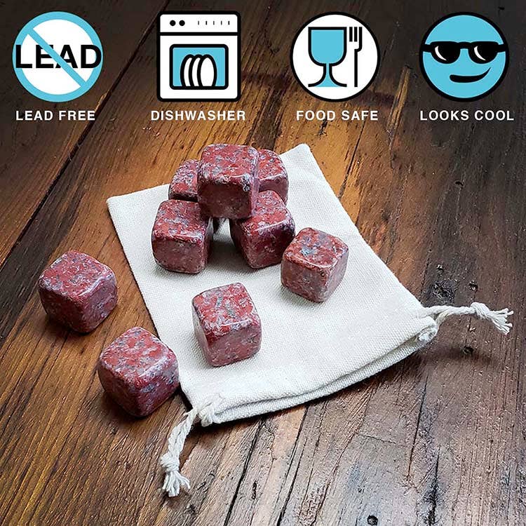 Lucky Jack - Wholesale Drink Chilling Cubes - Stone Cold Chillers – Whiskey Stones Set (12pk)4