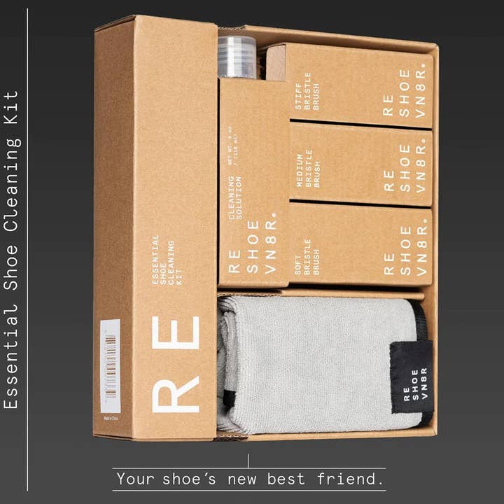 Reshoevn8r - Vente Kit d'entretien pour chaussures - Kit essentiel pour le nettoyage des chaussures1