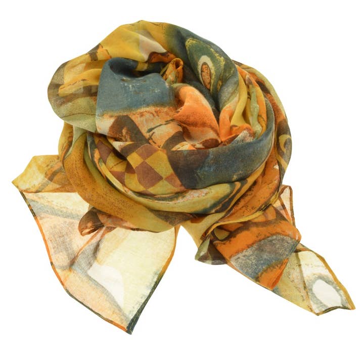 Yellow Melange Scarf for wholesale by Miss Milly Limited