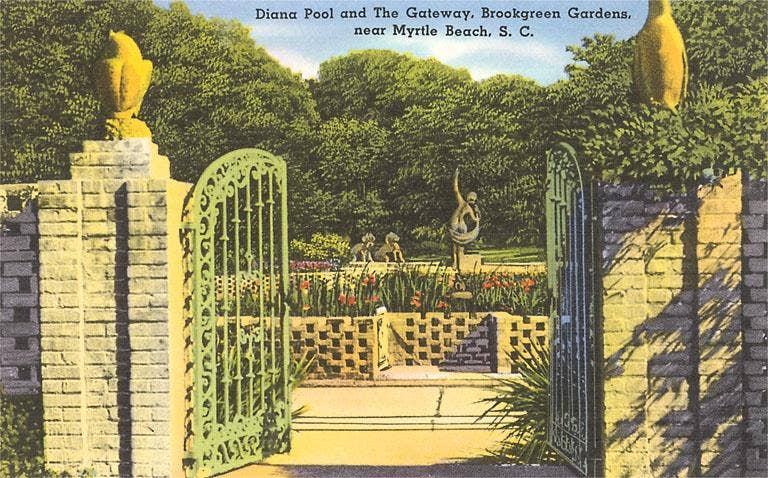 Found Image Press - Wholesale Stationery/Notecard Set - Greeting Card SC-206 Brookgreen Gardens, Myrtle Beach0