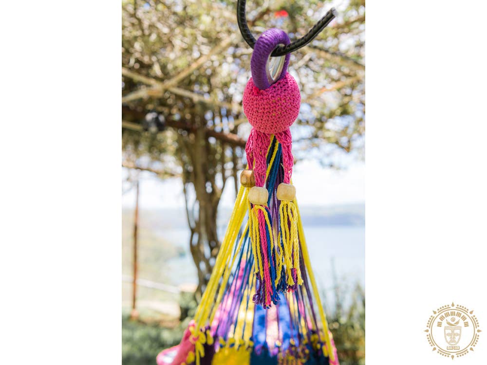 Blue Zapatera XL multicolor hammock for wholesale on Faire2