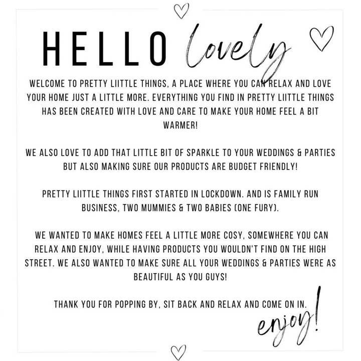 Pretty Liittle Things – wholesale Presentetikett – Julgran hjärtan presentetiketter