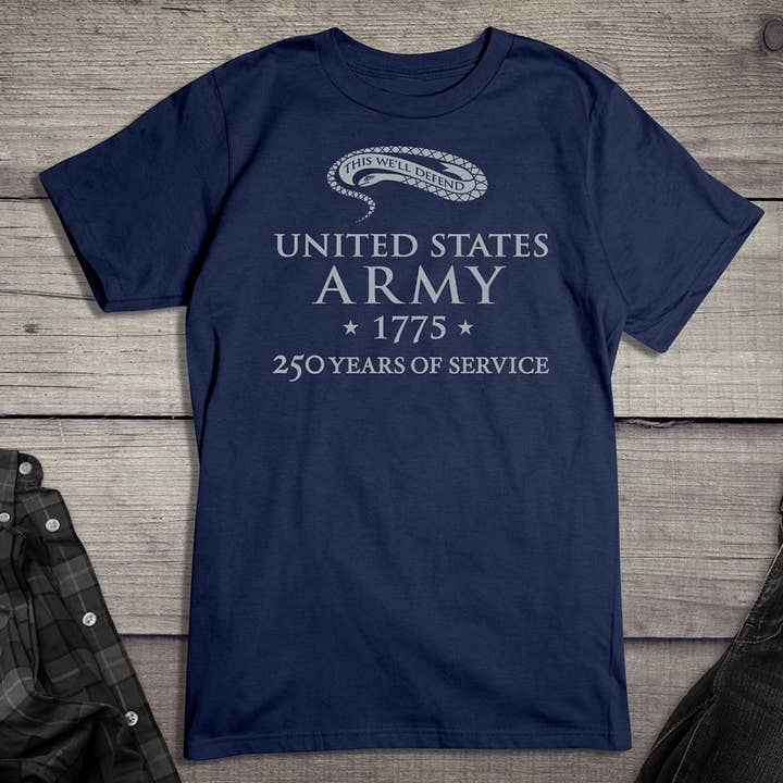 Army 250 Years Of Service T-Shirt for wholesale by Artopia
