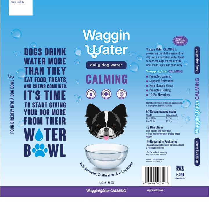 Waggin Water - Wholesale Pet Water Bottle - Dog - Waggin Water MIXED CASE 1L