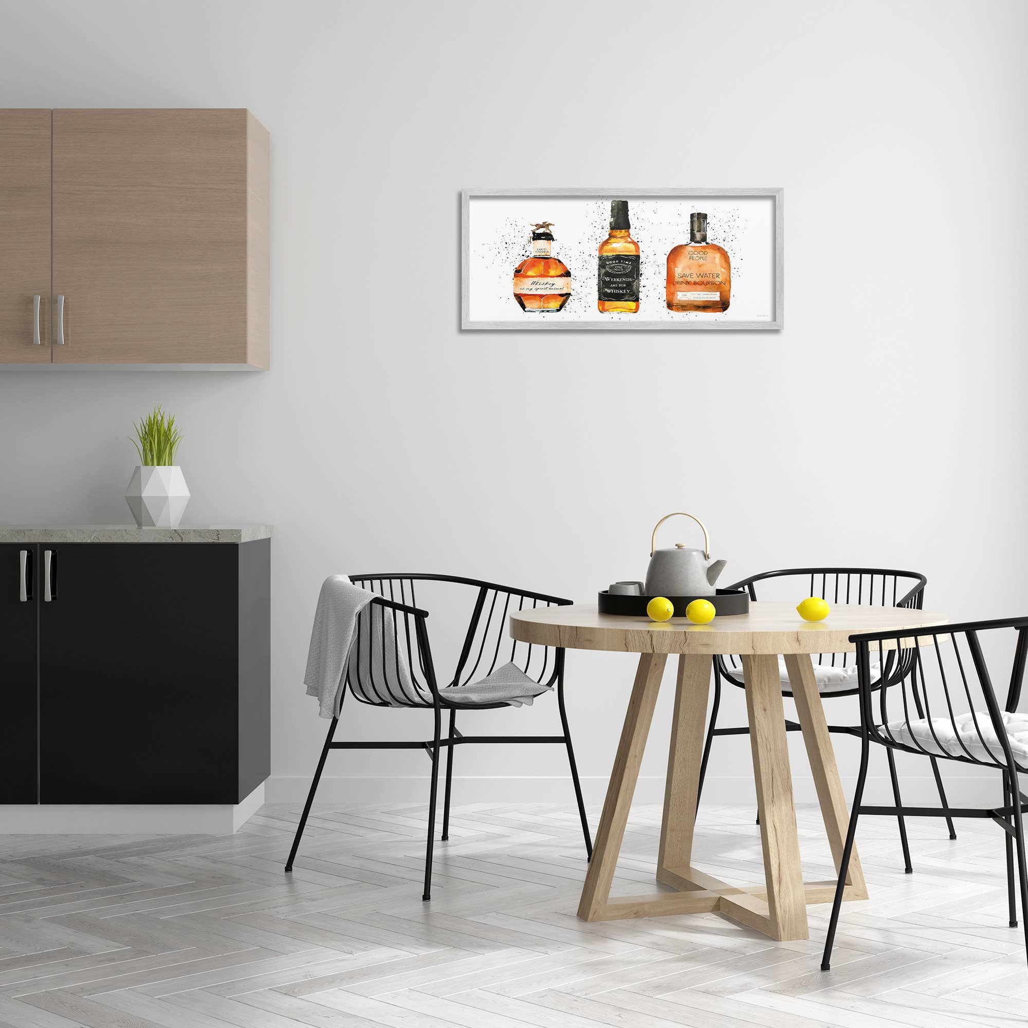 Stupell Industries - Wholesale Wall Sign - Funny Phrases Whiskey Bottles Framed Giclee13