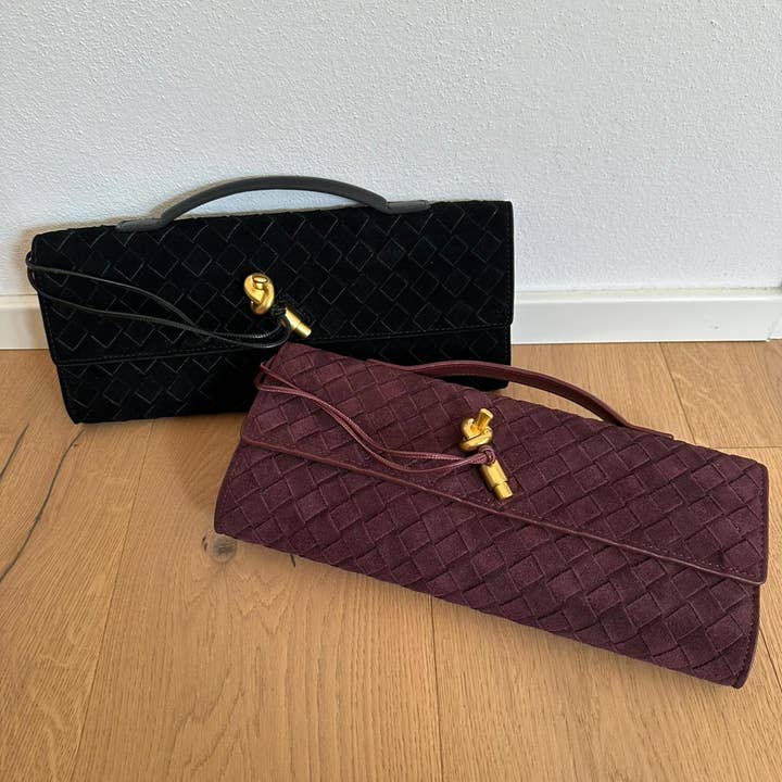 Zhade - Wholesale Clutch Bag - Women's - KNOT CLUTCH - suede6