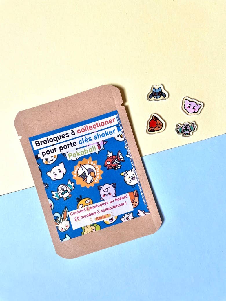 Girafette - Vendita all'ingrosso Portachiavi - Unisex - Bustine a sorpresa per portachiavi shaker Pokeball - Serie 11