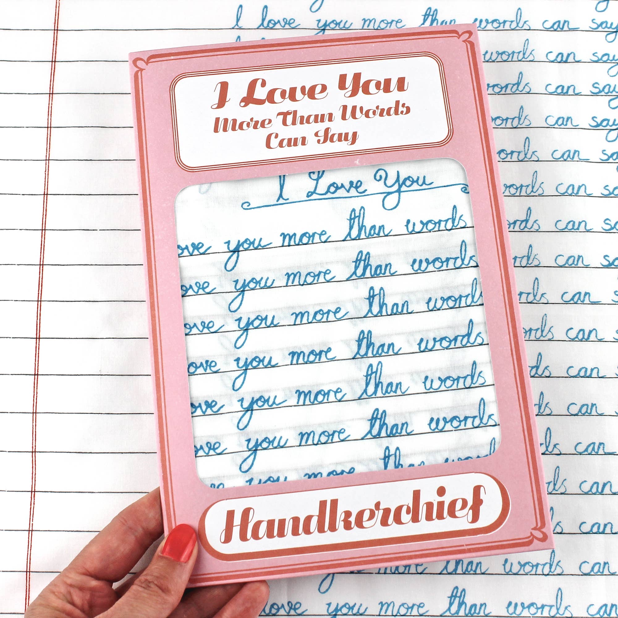 Sukie - Wholesale Handkerchief - Unisex - I Love You Handkerchief Pocket Square Bandana2