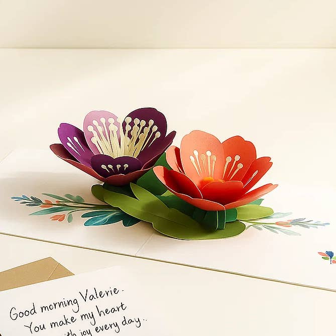 WOWPOP Blooming Magic CARD, 3D Pop Up Card, Handmade for wholesale by The Paper Mix
