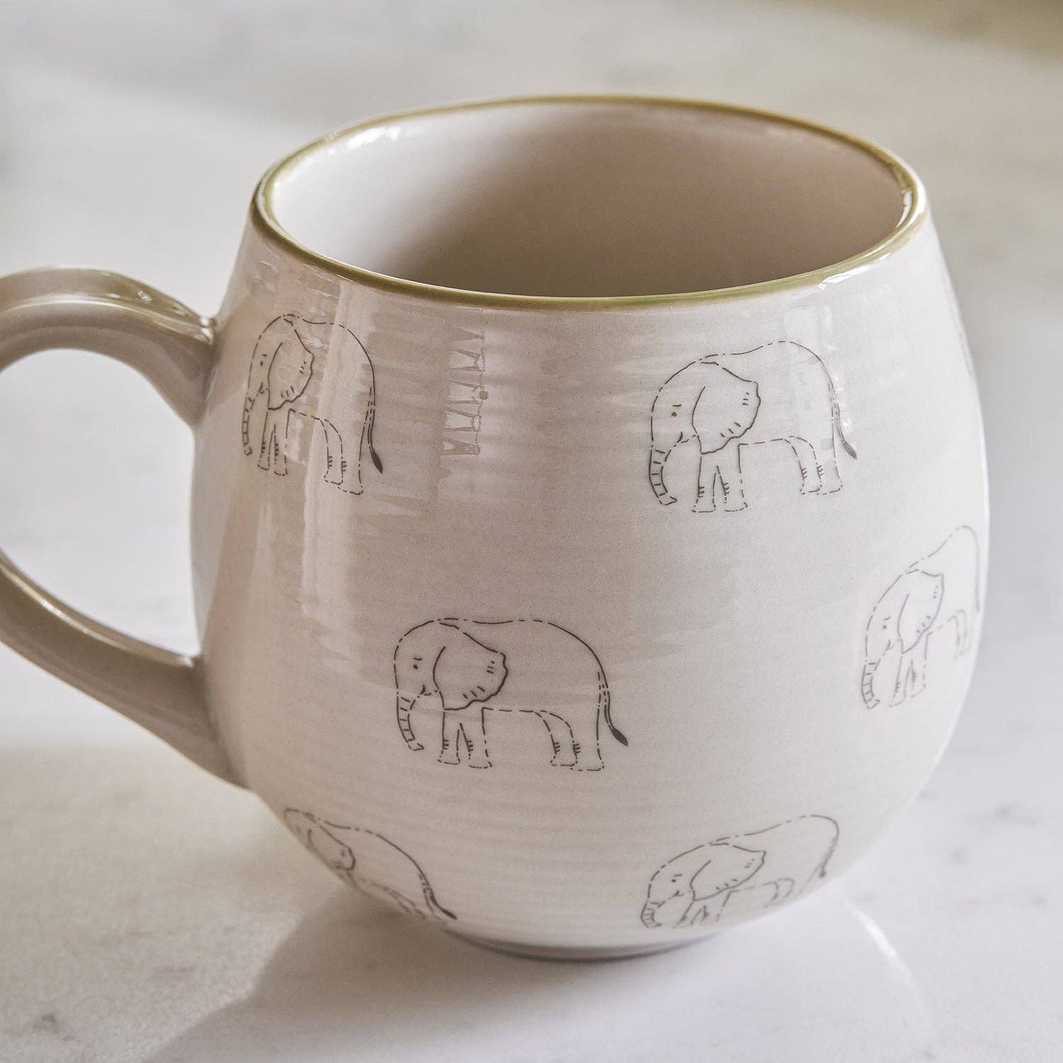 Sophie Allport – wholesale Kaffekoppar – Elefant Stengodsmugg1