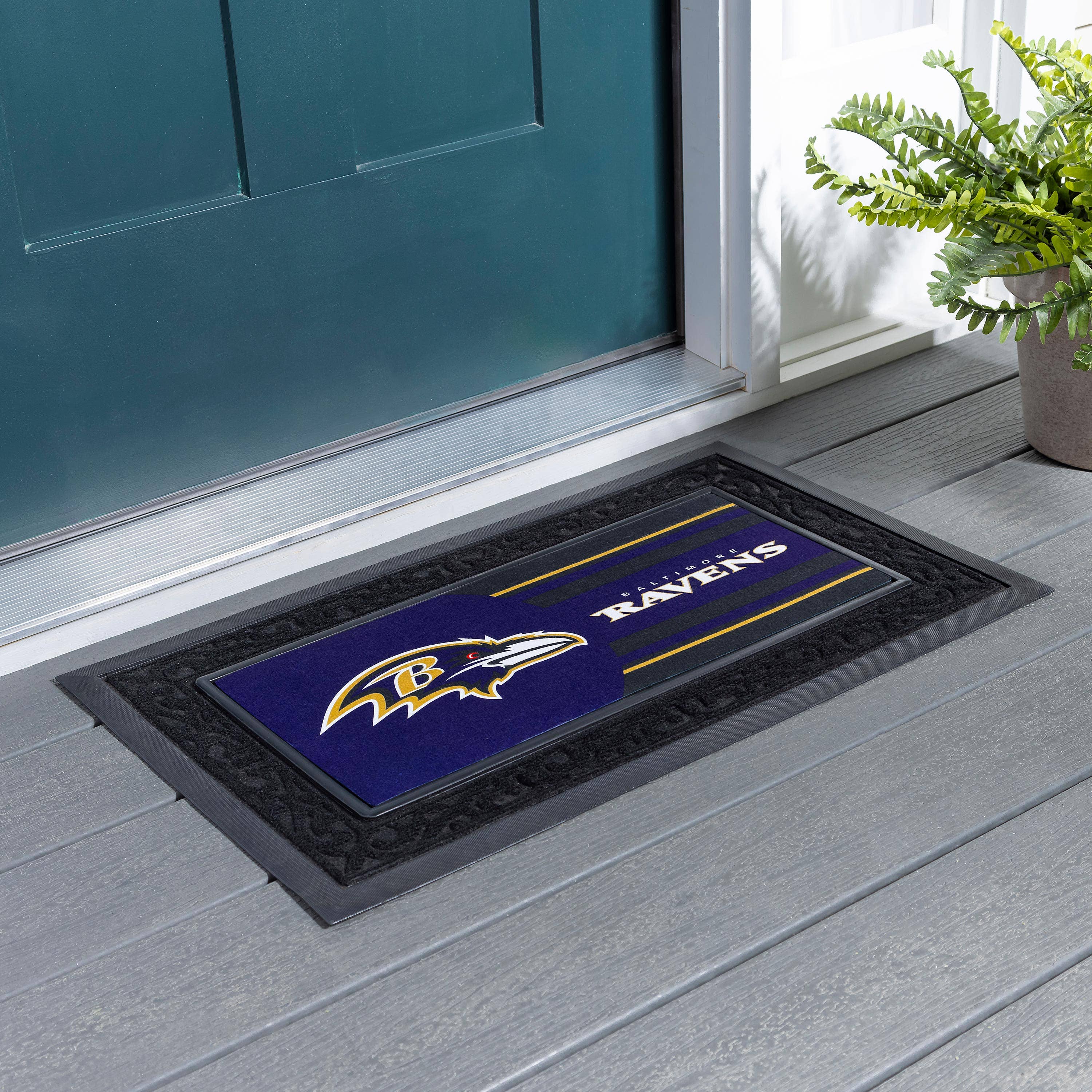 Evergreen Enterprises - Wholesale Door Mat - Baltimore Ravens Sassafras Switch Mat0