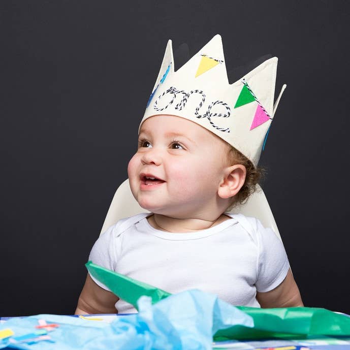 A Thousand Freckles - Wholesale Party Hat/Crown - First Birthday Crown, Cotton Fabric Crown Is Adjustable