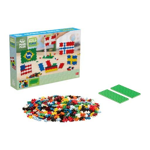 Learn to Build - Flags of the World for wholesale by Plus-Plus USA