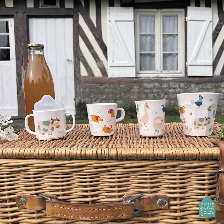 Petit Jour Paris - Wholesale Drinking Glass/Cup - Kids & Baby - AF711T LA FERME TUMBLER1