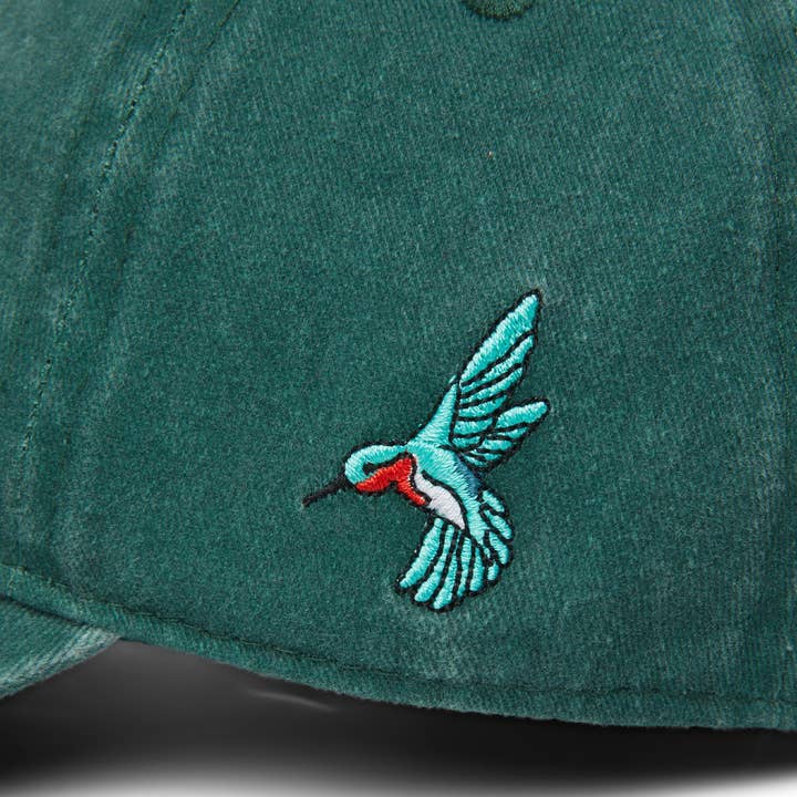 Urban Native Era - Wholesale Baseball Cap - Unisex - 'YOU ARE ON NATIVE LAND' DAD CAP - DARK GREEN