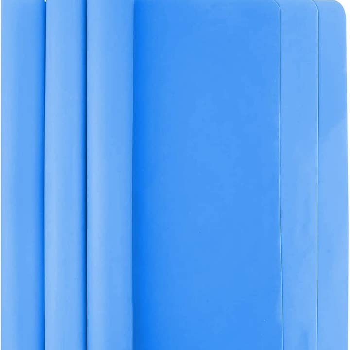 Pixiss - Wholesale Cutting Board - Blue Silicone Mat 3 Pack Individuals