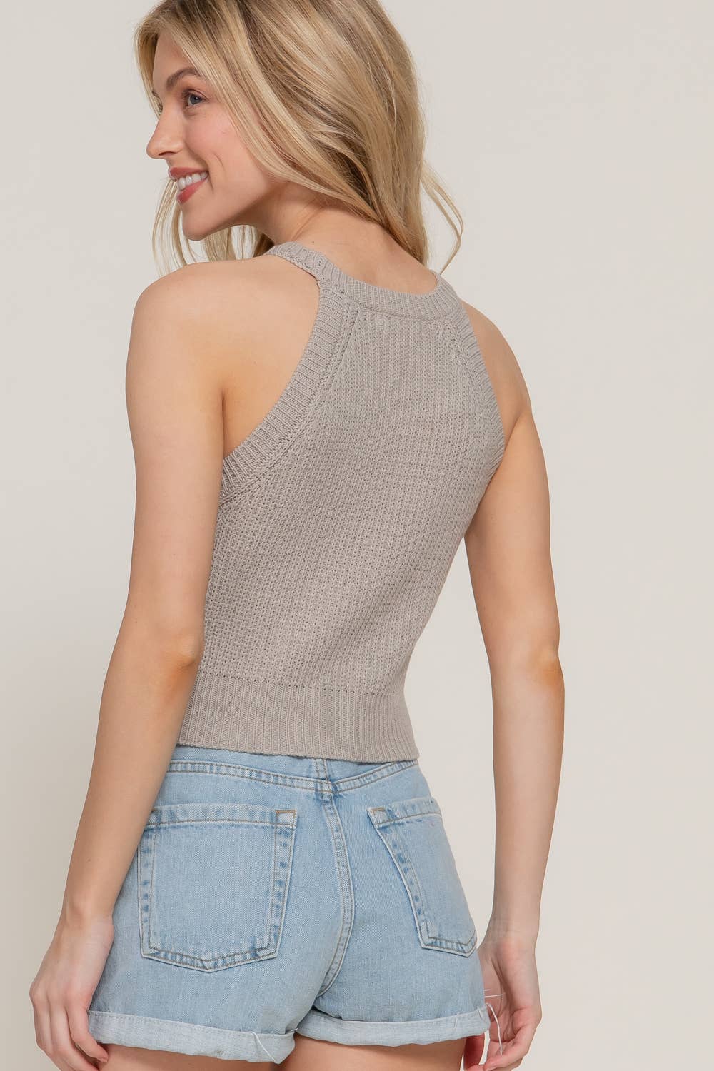 Active Basic | Active USA - Wholesale Tanktop - Dames - Trui met halterhals5