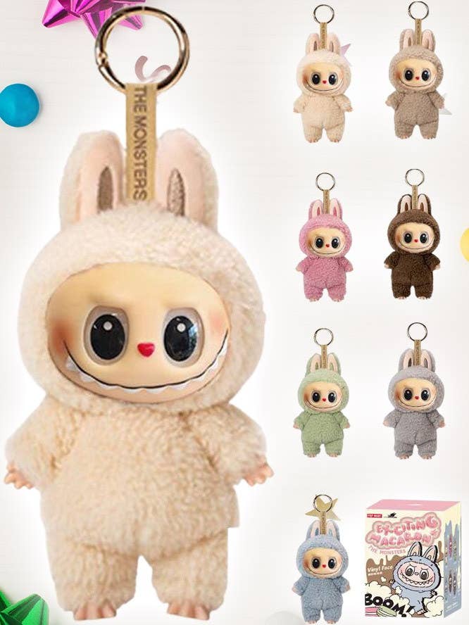 Labubu Style THE MONSTERS Exciting Macarons Bag keychain for wholesale by anbfashion