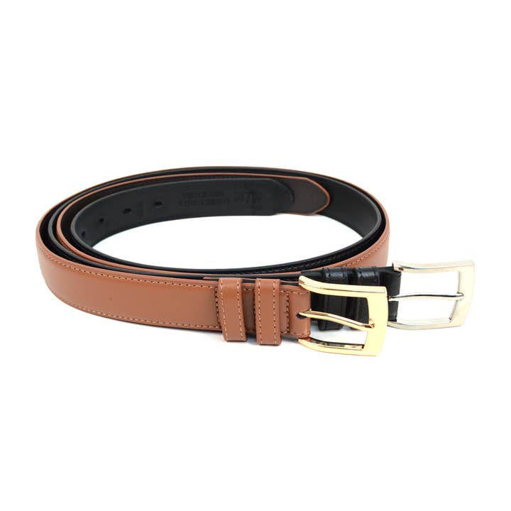 Selini New York - Wholesale Belt - Men's - Genuine Leather Men's Dressy Belt - MGLD18061