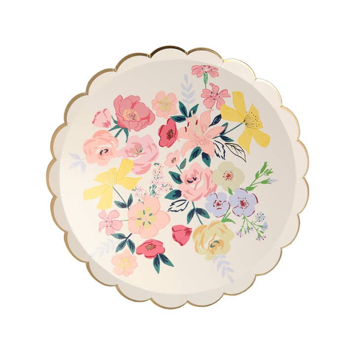 Meri Meri – wholesale Dinner plate – English Garden Side Plates2