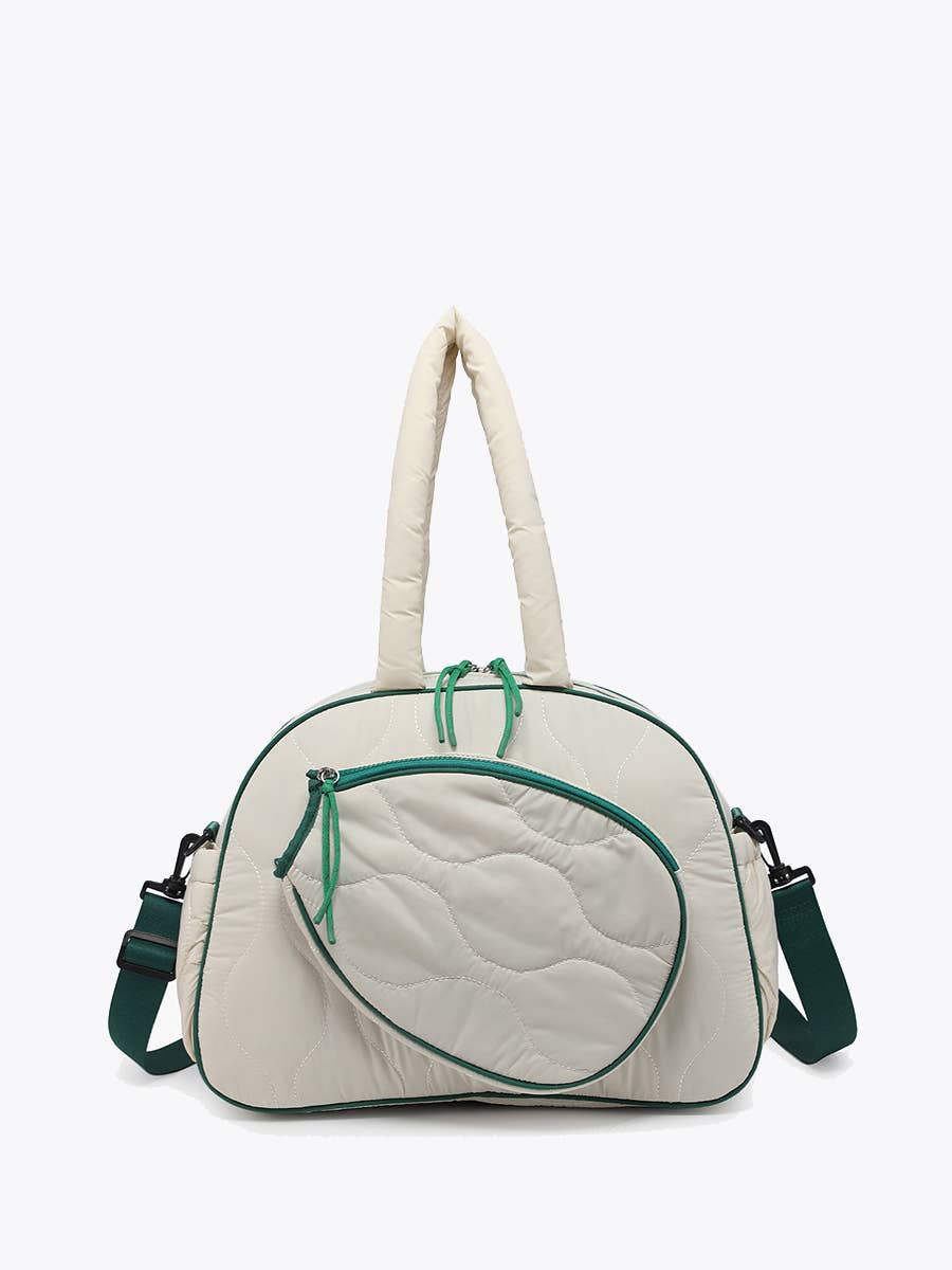 Jen & Co. - Wholesale Sports Bag - Unisex - CL2724 Banks Pickleball Two-Tone Duffle Bag3