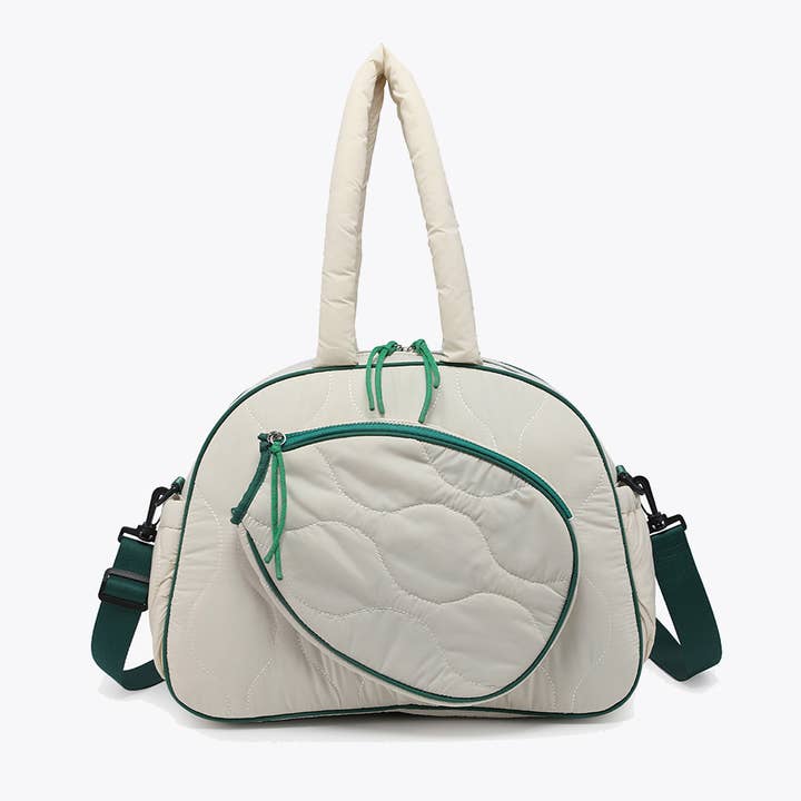 Jen & Co. - Wholesale Sports Bag - Unisex - CL2724 Banks Pickleball Two-Tone Duffle Bag3