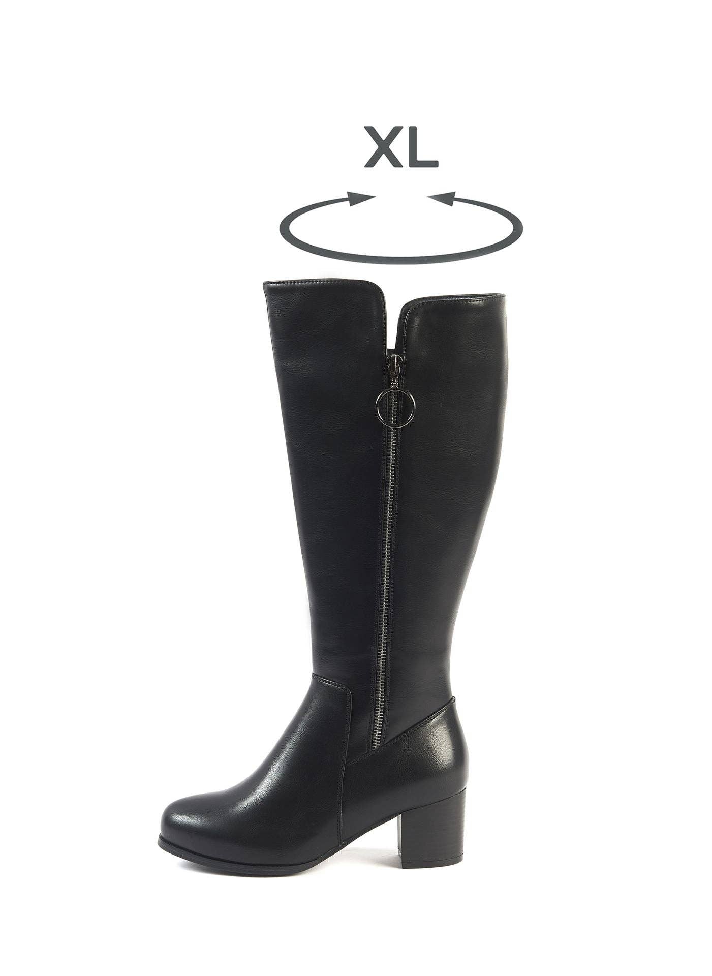 Gabylou - Wholesale Boots - Women's - XL boots for wide calves - Pomelo model4