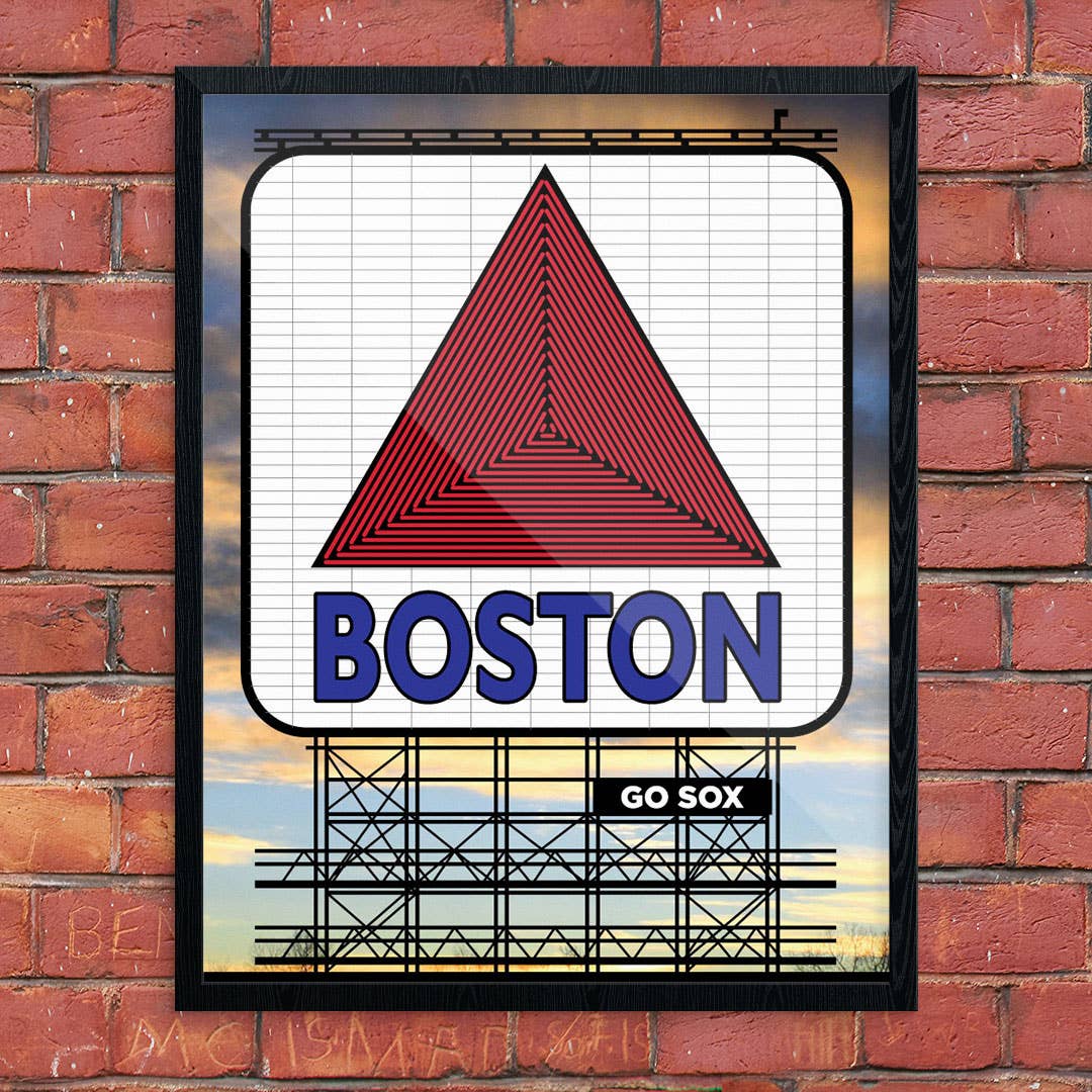 Fridgedoor – Großhandel Kunstdruck – 27,9 x 35,6 cm Boston Go Sox Citgo-Schild-Druck0